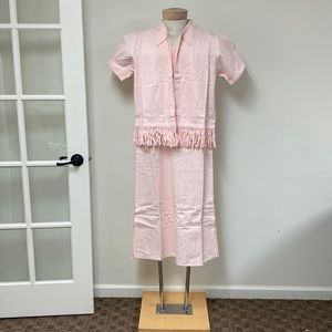 NWT! 2 pc fringe jacket dress